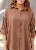 Camel brown shirt