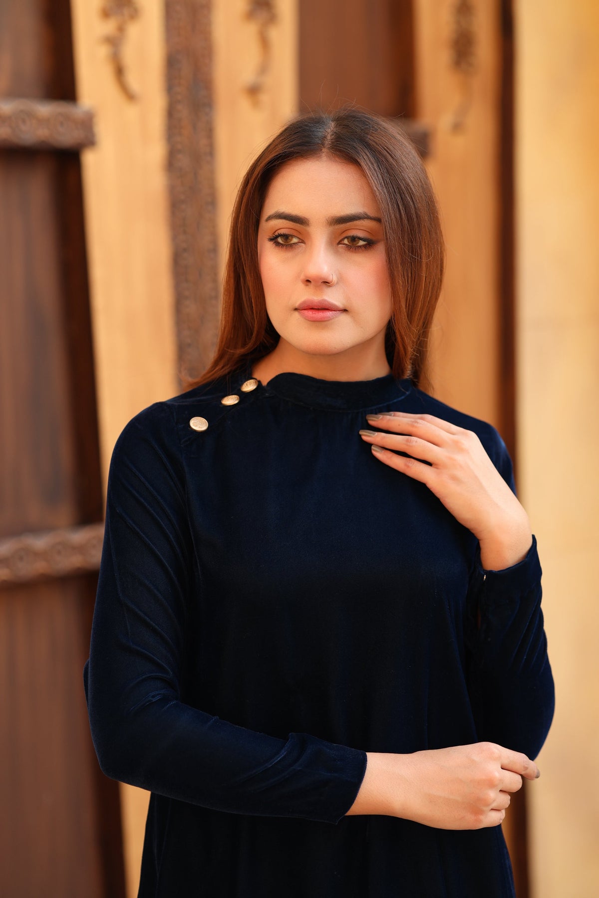 Navy blue grace set
