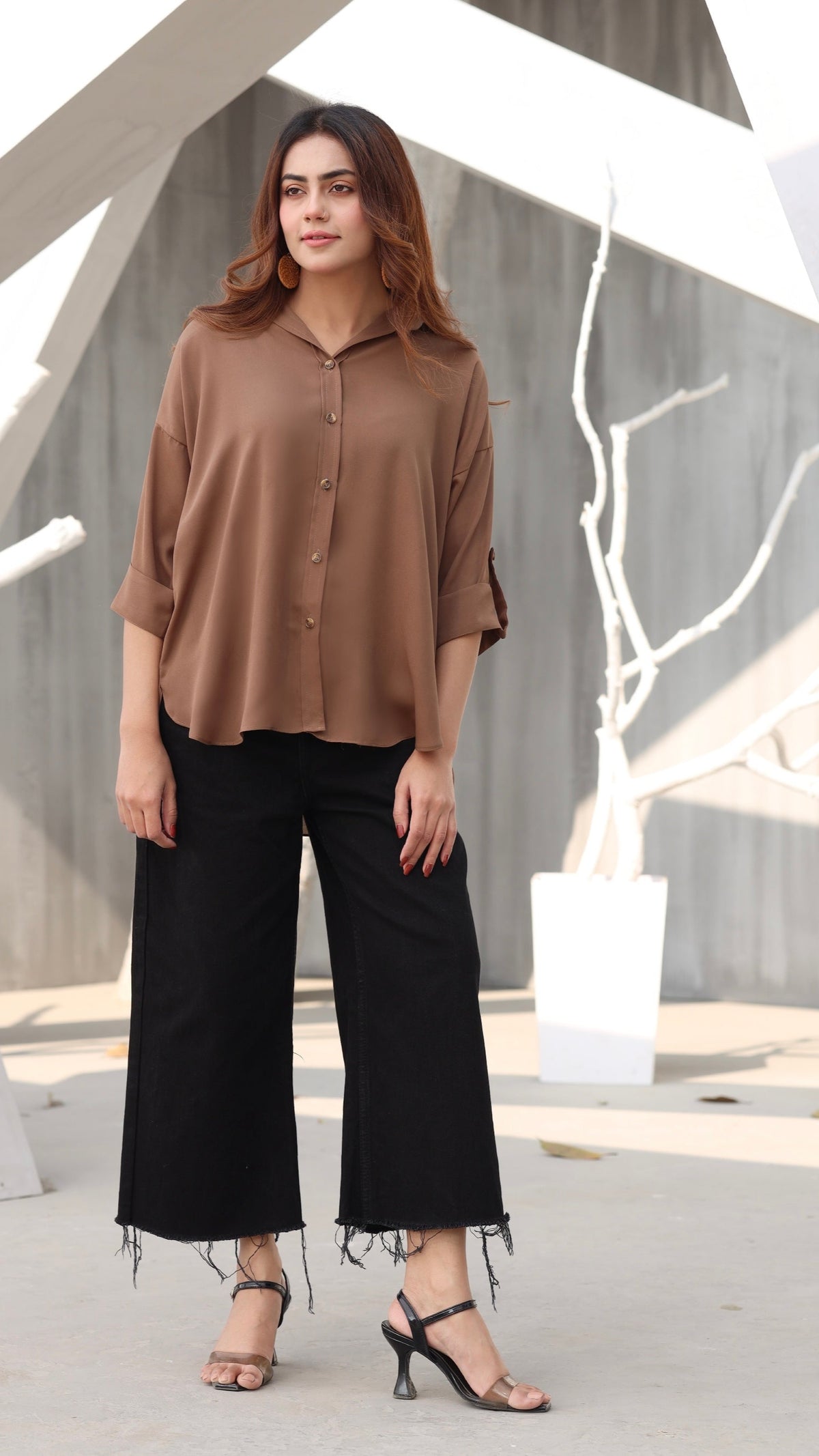 Camel brown shirt