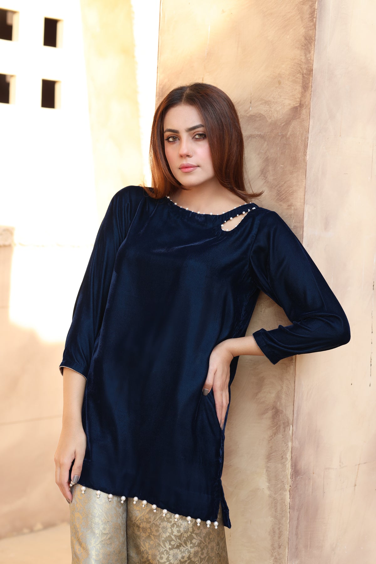 Navy blue Royal set