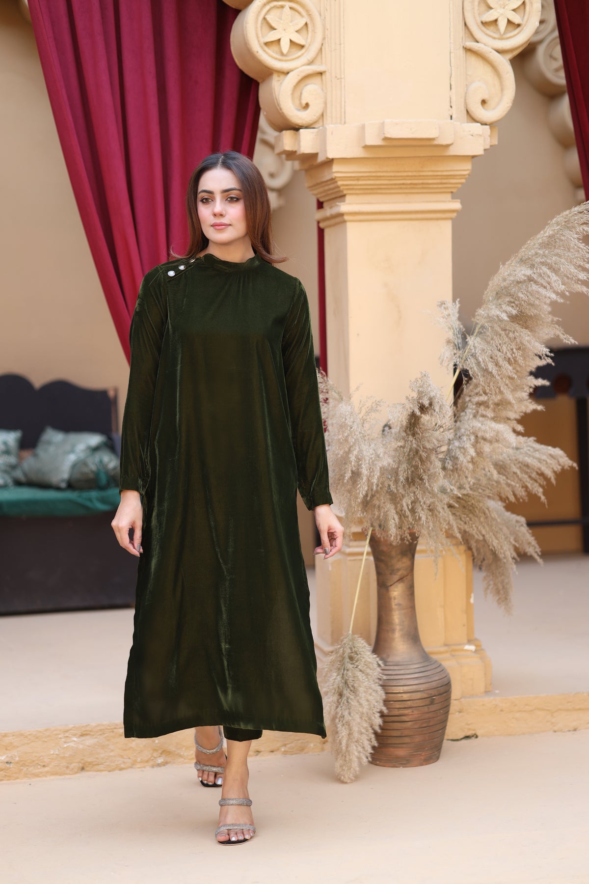 olive green grace set
