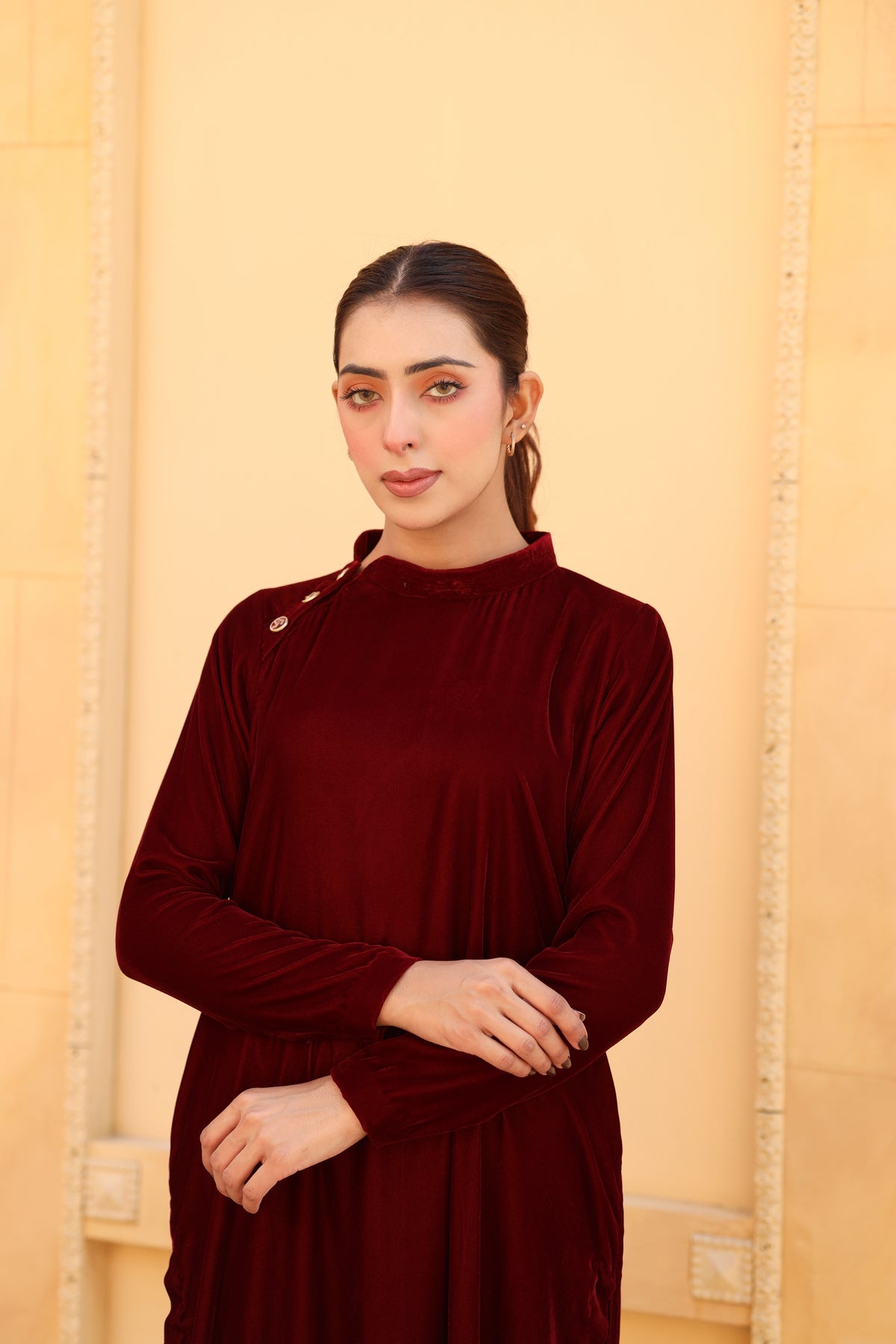 Maroon grace set