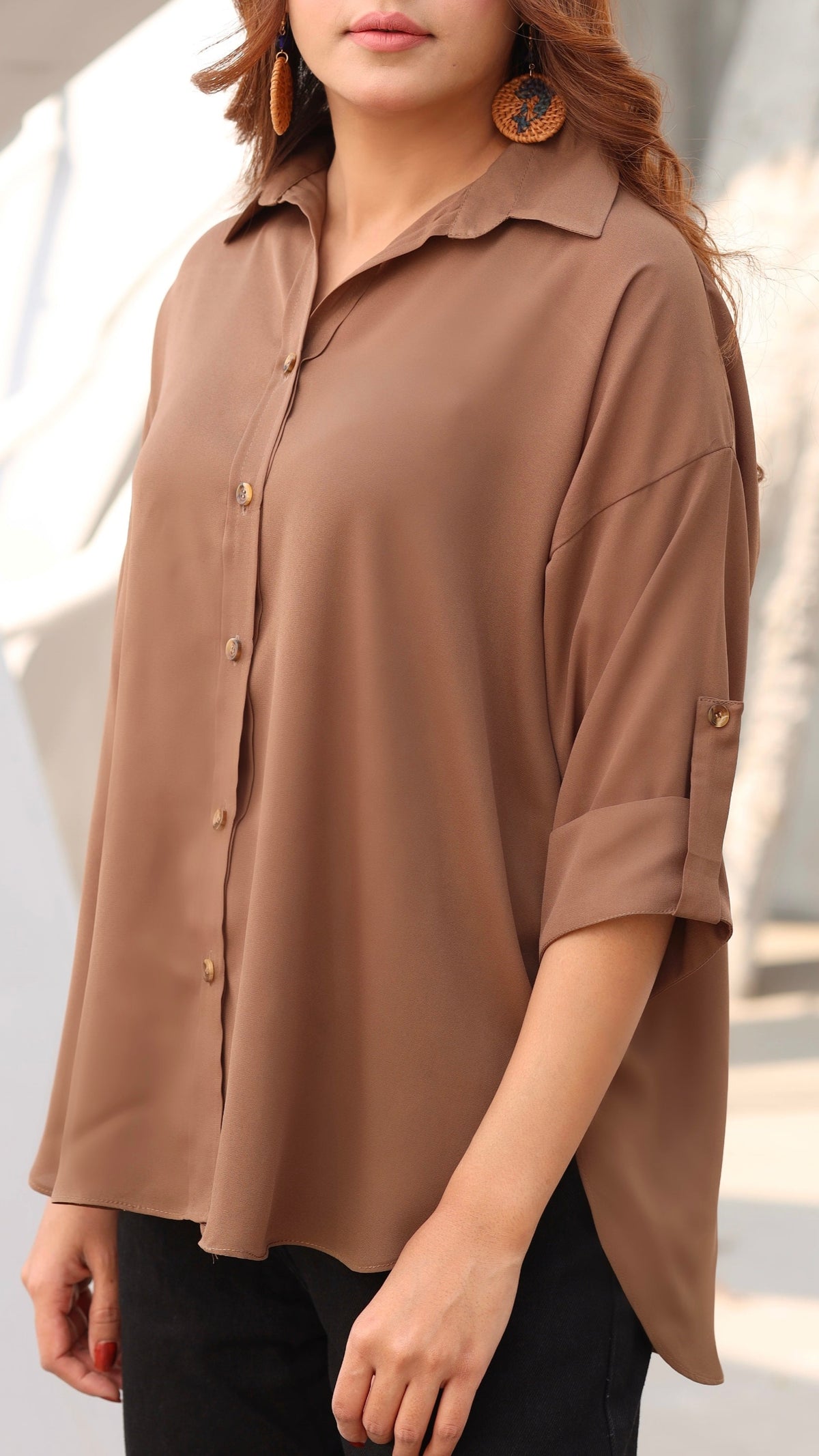 Camel brown shirt