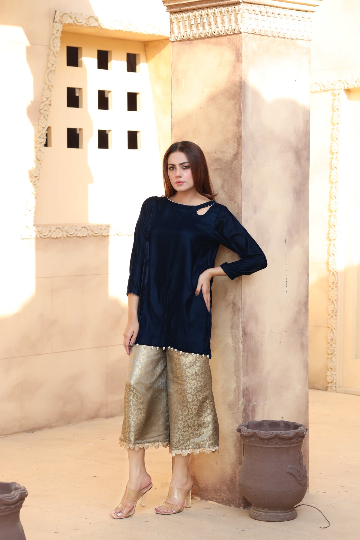 Navy blue Royal set