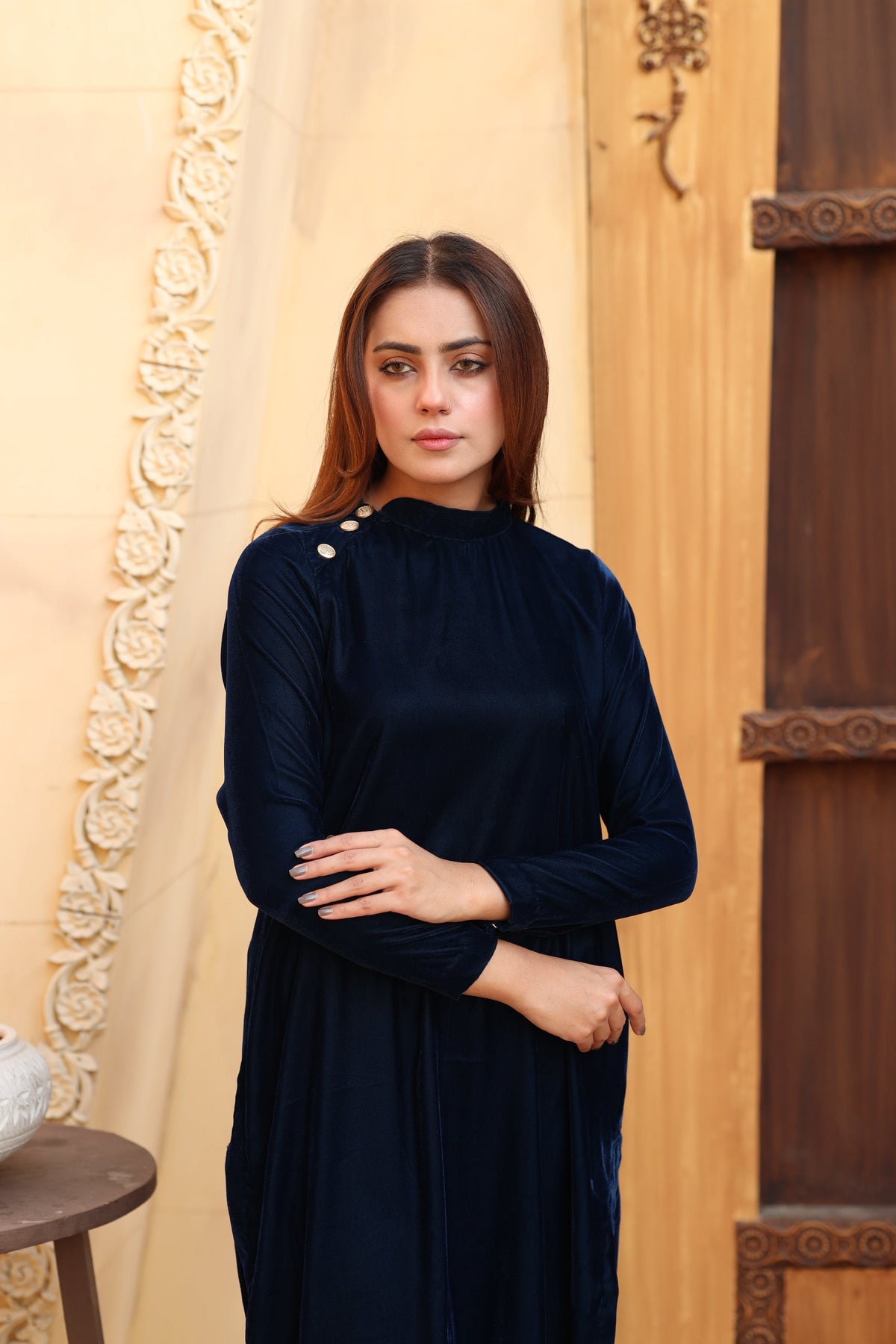 Navy blue grace set