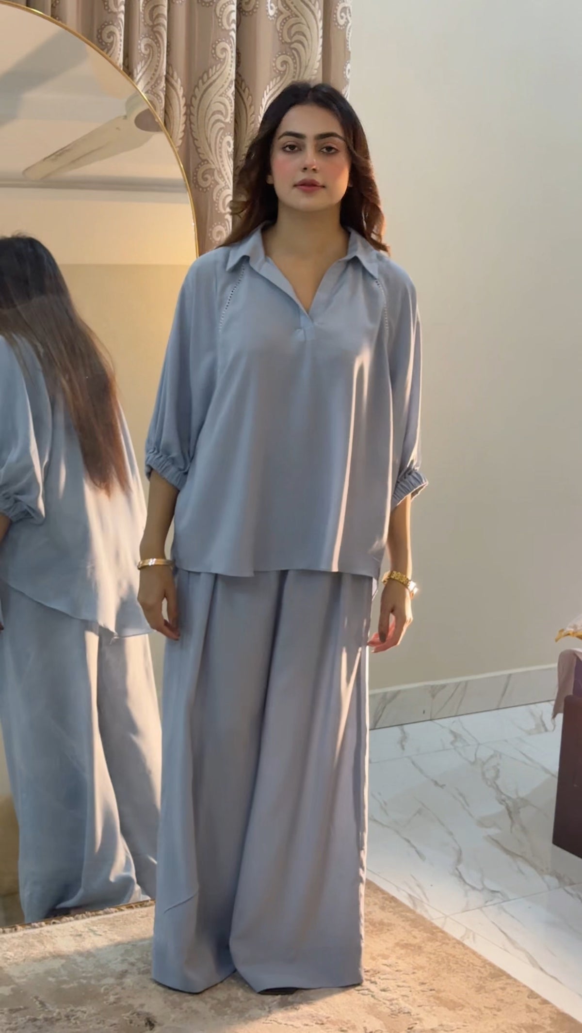Sky blue set