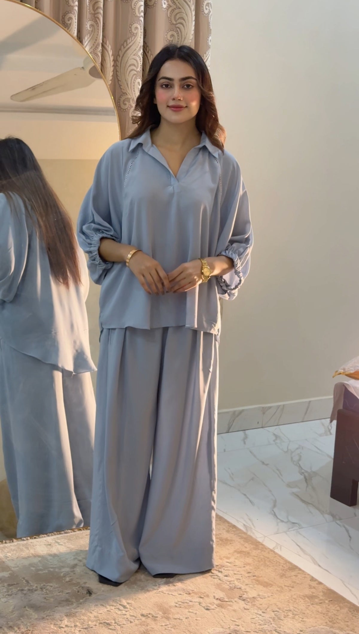 Sky blue set