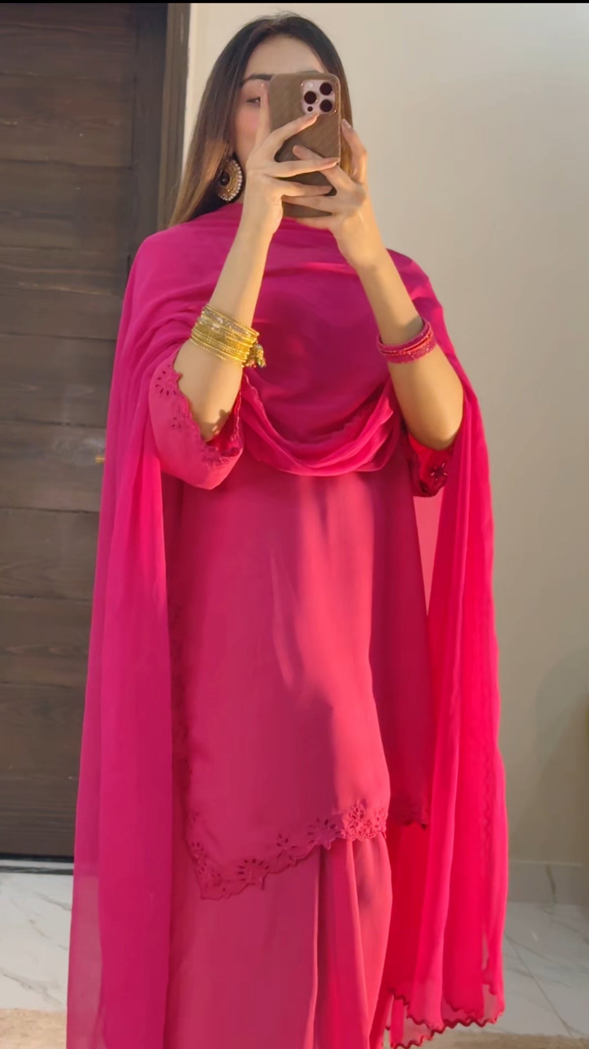 Hot pink farshi set