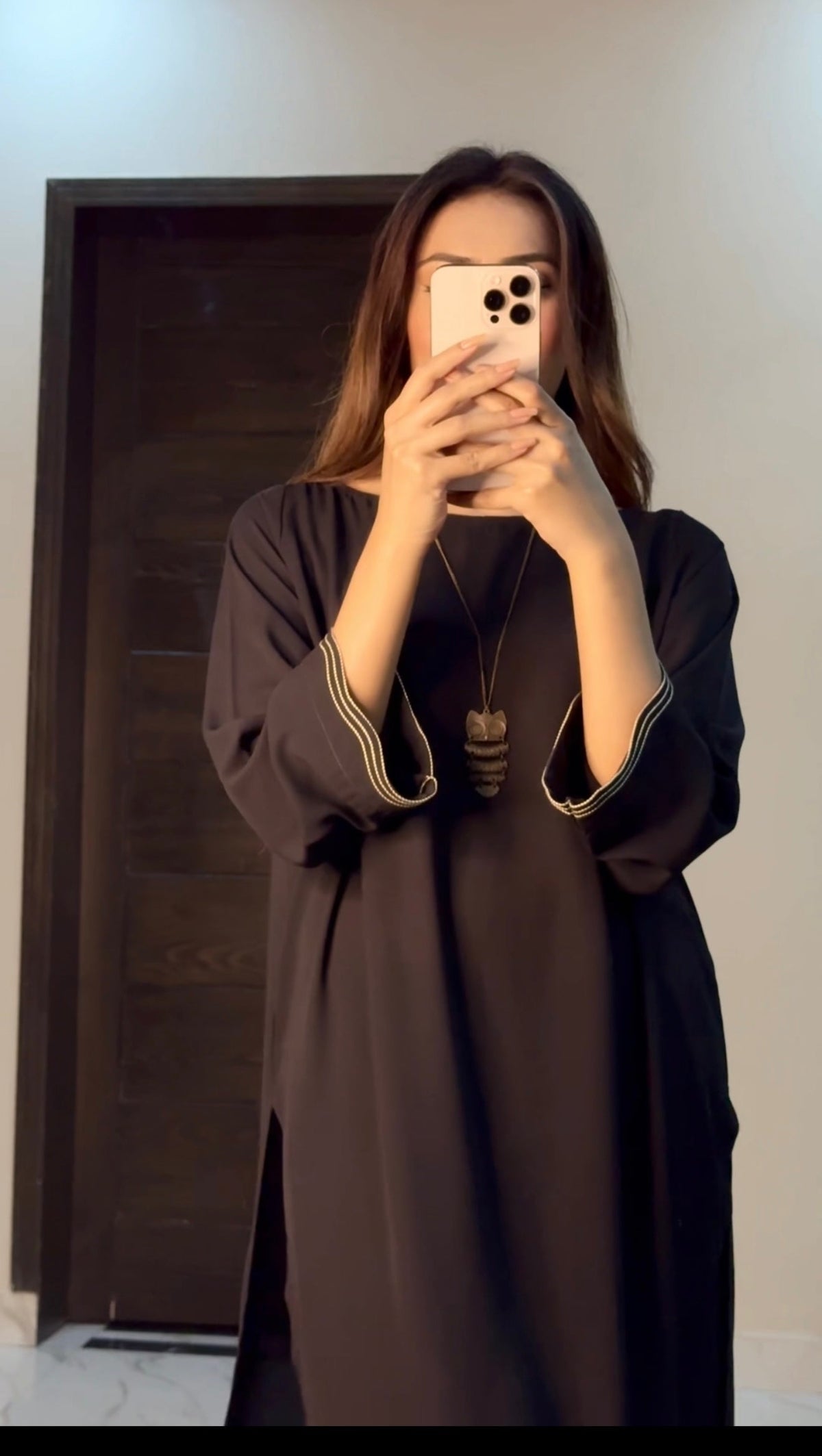 Black skirt dress