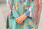Sea green printed