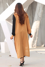 Single Contrast panel long shirt