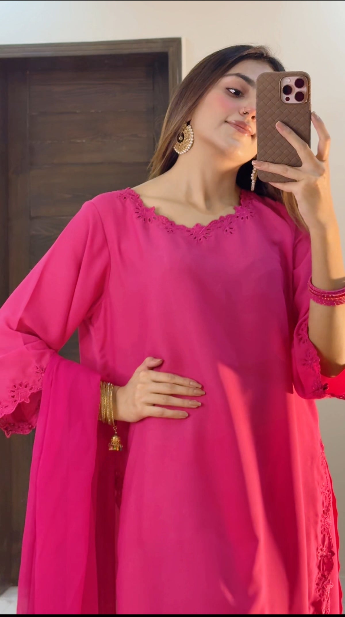Hot pink farshi set