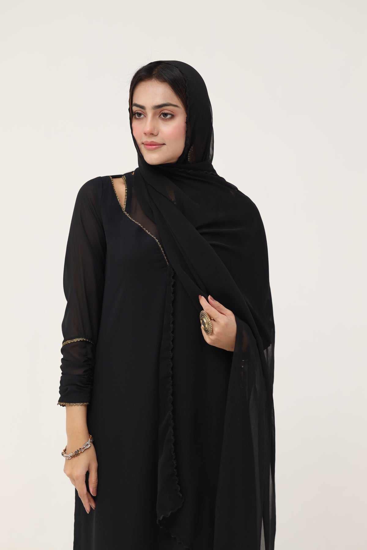 3 piece Black dress
